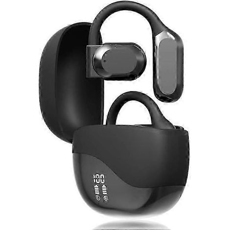 KI-Übersetzungs-Ohrhörer, kabellose Bluetooth-Übersetzungs-Ohrhörer mit Echtzeit-Sprachübersetzer (Schwarz) (1/4)