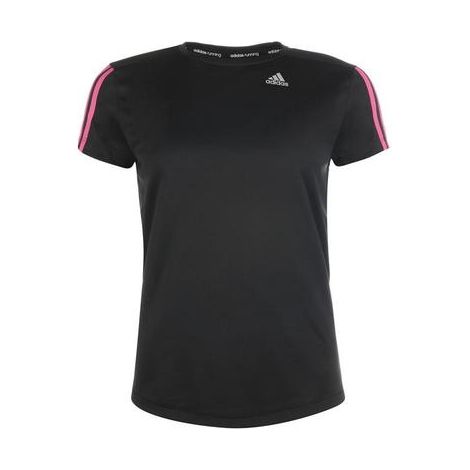 T-shirt Adidas Questar pour femme, noir, taille XS (1/3)