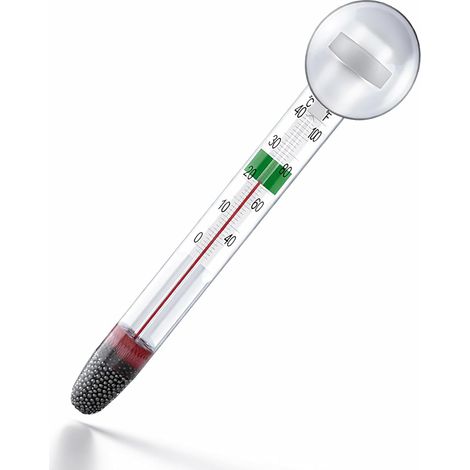 Thermomètre Aquarium, avec Ventouse Analogique 0–40°C – Thermomètre pour Aquarium Haute Précision, Lecture Facile, Thermomètre d’Aquarium Température de l’Eau, Poissons, Eau Douce et Marine