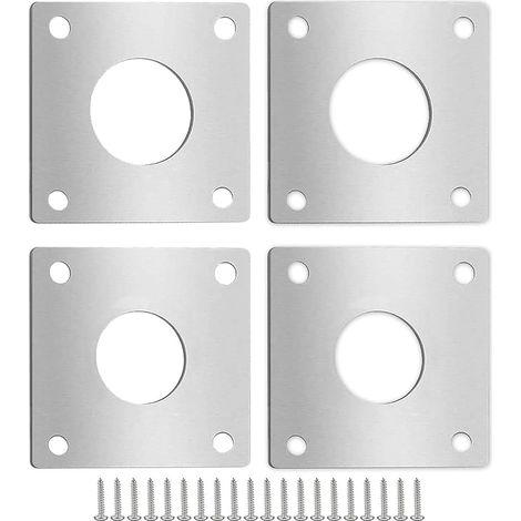 Lot de 2 Plaques pour Nichoir à Oiseaux Intérieur Ø 28mm + 32mm  Rosaces de Protection Résistantes aux Intempéries pour Entrée de Cabane à Oiseaux et Chauve-Souris DIY (1/5)