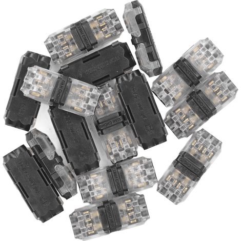Connecteur électrique basse tension 15 pièces, 2 voies automatique, cosses à 2 broches type I pour voiture, bornes de câblage auto (1/5)