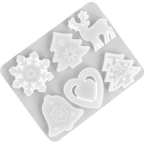 Stampi in resina - Non specificato - Natale - Silicone alimentare - 16x13 cm - Assortiti (1/4)