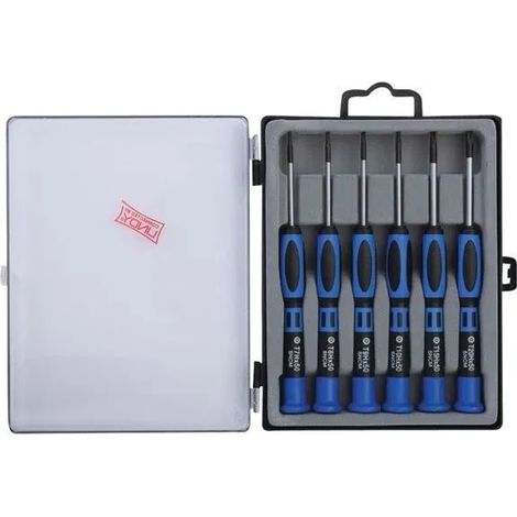 Juego destornilladores Lindy t7-t20 ergonómico profesional (1/2)