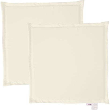 Maison Exclusive - Garten-Sitzkissen 2 Stk. Creme 45x45x2 cm Quad