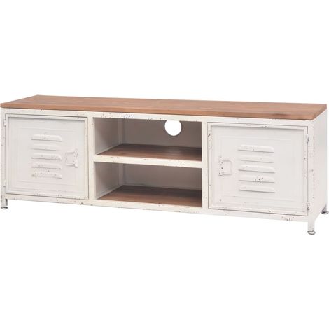 Maison Exclusive - TV-Schrank 120x30x40 cm Weiß