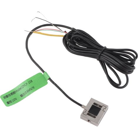 Capteur de force type S en acier inoxydable, cellule de charge traction/pression, alimentation 5‑15V (1/5)