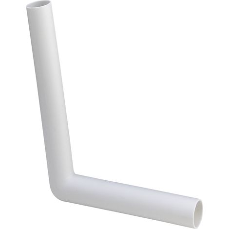 Tuyau de trop-plein 6176-651 en plastique blanc 220 x 180 mm