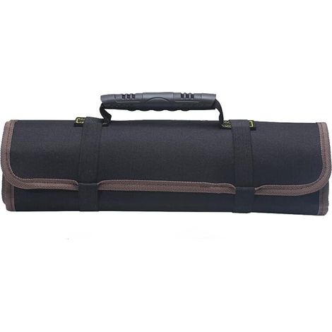 CCYKXA Portable Canvas Tool Bag for Electrician/Mechanic - Black (1/4)