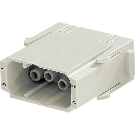 HARTING 09140083001 Stifteinsatz Han® C-Modul 8 + PE Crimpen 1 St.