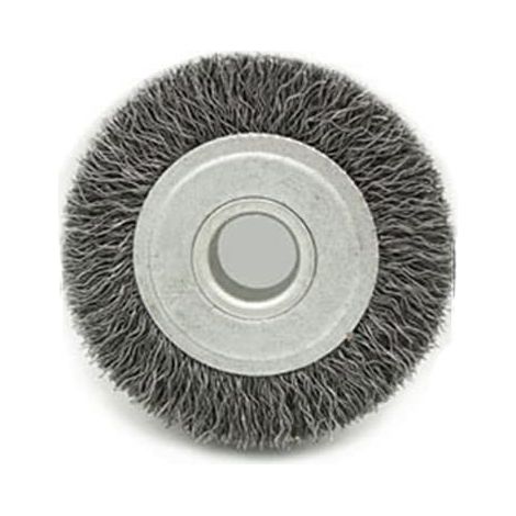 Steel Wire Brush 75 x 13 mm Round Rotating Wire Brush for Cleaning Rust, Stripping and Abrasion (1/5)