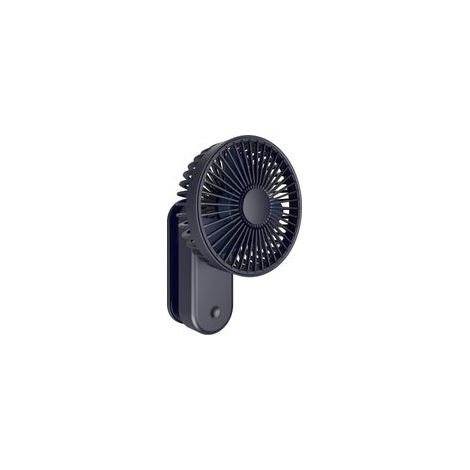 Mini ventilateur à pince 4000 mAh bleu avec support magnétique, USB 3 vitesses – Puissant, silencieux pour maison, bureau, camping, table– (1/5)