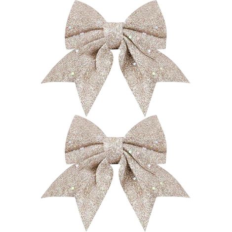 De Noël pour l'arbre De Noël 2 Pièces De Ruban Scintillant pour La Décor De Pour Couronne De Noël pour Intérieur Extérieur Style Ferme Mur Maison (1/5)
