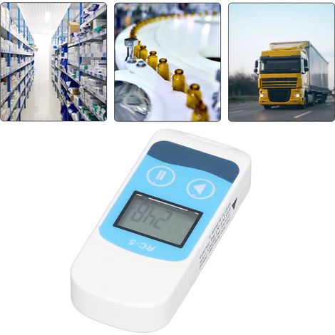 Enregistreur de température portable USB Jingchuang RC-5 pour le transport sous chaîne du froid avec enregistrement automatique des données (1/5)