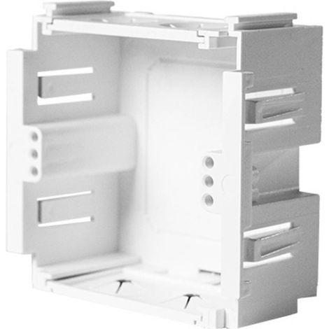 KOPOS - CANALETA PORTACABLES DE PARED CON TOMA EMPOTRABLE PARA DISPOSITIVOS (80,2 X 71 X 37 MM, KP 80 PK HB, 2 UNIDADES) COLOR B