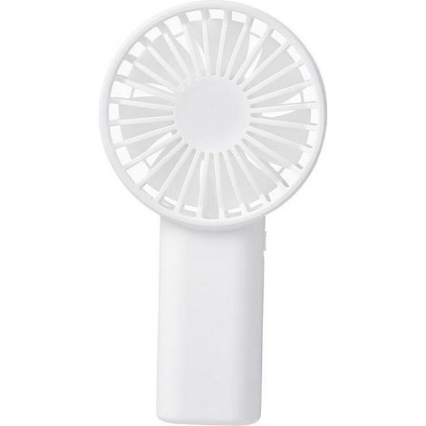 Ventilateur Portable Sur Piles - Ventilateur Mini Main - Pour Voyage Bureau Extérieur - 2 Piles AAA - Couleur Unique (1/5)