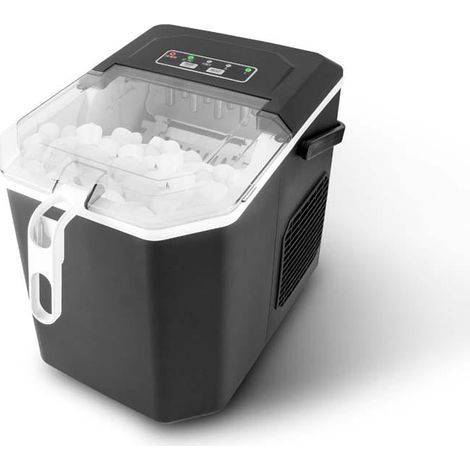 Machine à glaçons 12 kg/24 h Kitchencook CUBEO NOIR (1/5)