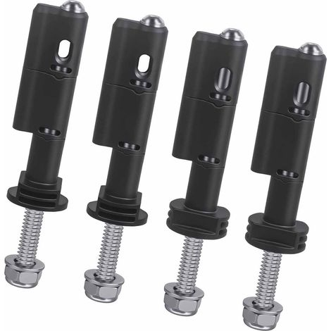 Satz mit 4 abschließbaren Diebstahlsicherungsstiften aus Edelstahl für die MaxTrax MKII Sandleiter (1/5)