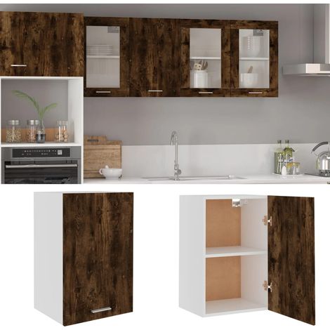 Hängeschrank Lyon Räuchereiche 39,5x31x60 cm Holzwerkstoff