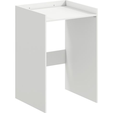 Armoire de salle de bain blanche avec niche pour machine à laver 64 x 60 x 97,5 cm (1/5)