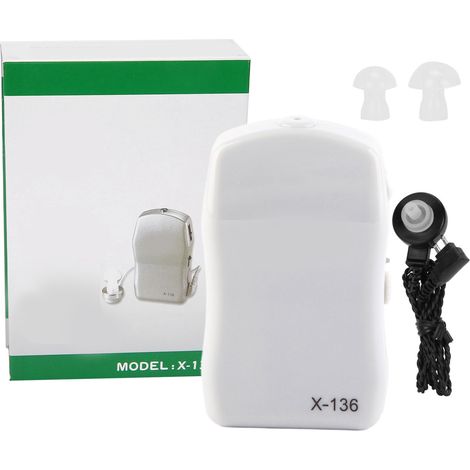 Amplificateur Sonore Anti-Bruit pour Personnes Malentendantes - Appareil Auditif avec Réduction de Bruit et Soins de l'Ouïe (1/5)