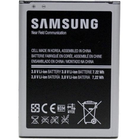 Samsung - EB-B500BE - NFC Li-Ion Battery - i9190 Galaxy S4 mini - 1900mAh BULK (1/2)