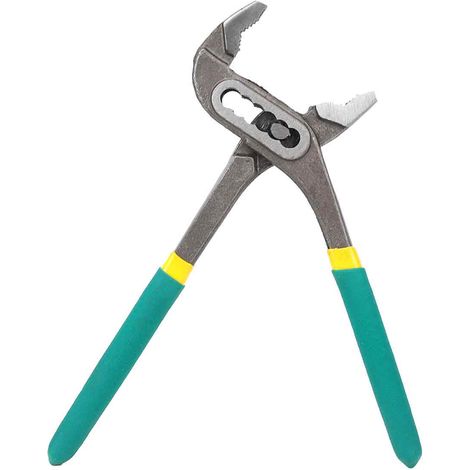 1 Pince multiposition robuste, acier 45, poignée plastique, pour écrou et tuyau, usage industriel (1/5)
