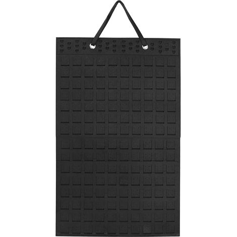 Porte-Boucles D'Oreilles Murale - Sac De Rangement En Feutre Double Face - Pour Boucles D'Oreilles Toutes Formes - 1 Pièce (1/5)