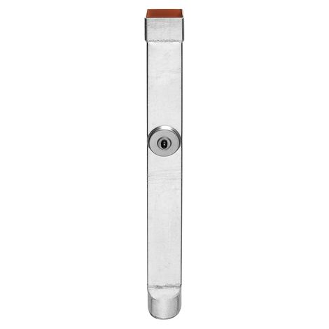 GRÖMO® Verzinktes Standrohr quadratisch 100x100/1000 mit Deckel geschlossen, 97630 (1/2)