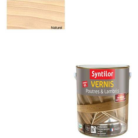 Vernis Poutres Et Lambris Naturel Satiné 2,5L