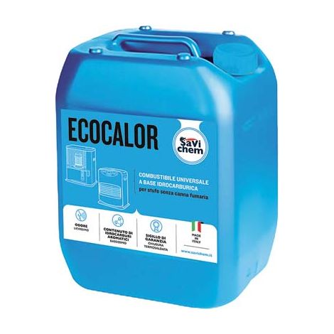 COMBUSTIBILE STUFA RADIANTE ECOCALOR  TAPPO BLU LT 18