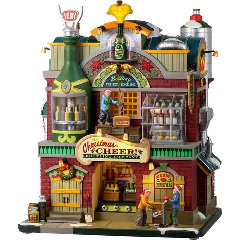 Christmas Cheer Bottling Company con Alimentatore 4.5V Cod. 25858
