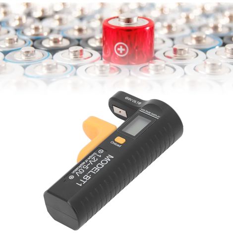 Détecteur de piles sèches avec affichage numérique et écran LCD pour le test de capacité de la batterie (1,2 V-5,0 V). (1/5)