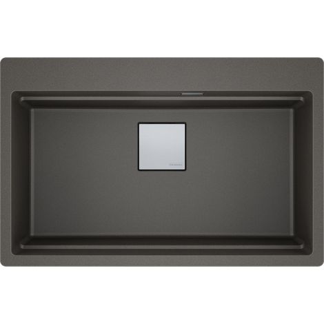 Evier Franke Kubus 2.0 Pro Fragranite KNG610-73 - Gris Ardoise - Vidage : Manuel