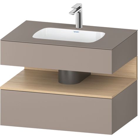 Lavabo empotrado Collection One de Duravit con base de lavabo de (1/2)