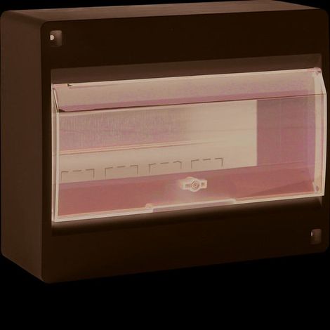 Cuadro eléctrico Hager ic2 vd110tp puerta transparente 10 módulos