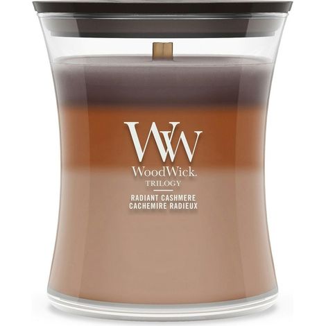 Candela Clessidra Media Trilogy Radiant Cashmere 275g WoodWick