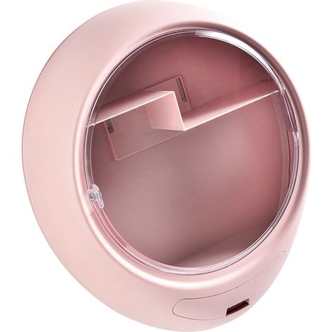 Boîte de rangement murale pour cosmétiques, coiffeuse, organisateur de masques et de rouges à lèvres avec étagère de chambre 01 (1/5)