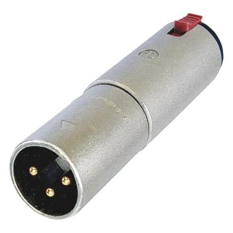 - XLR MACHO DE 3 POLOS A JACK DE BLOQUEO ESTÉREO DE 1/4"