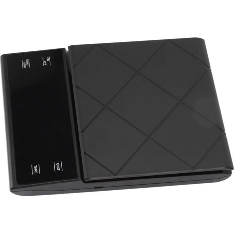 Hochpräzise digitale Küchenwaage (0,1 g), elektronische Waage für Kaffee, Schmuck, Lebensmittel, Schwerkraftmessung, schwarz (1/5)