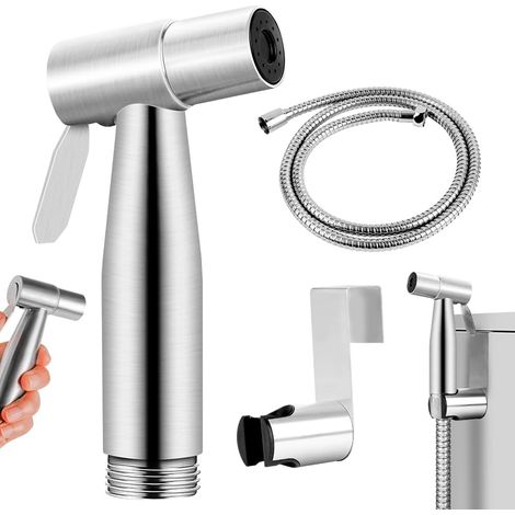 Toilet Shower, Toilet Shower Kit, Toilet Shower, Toilet Sprayer for Bidet, Stainless Steel Toilet Hygiene Kit, for Personal Hygiene, Cleaning Care (1/5)