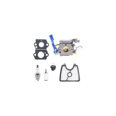 Vergaser-Reparatursatz C1Q-W37 für Husqvarna 125B, 125BX, 125BVX 28-cm³-Laubbläser, ersetzt Vergaser C1Q-W37 590460102 545081811, inklusive Kraftstoffleitungssatz 581798001 (1/5)