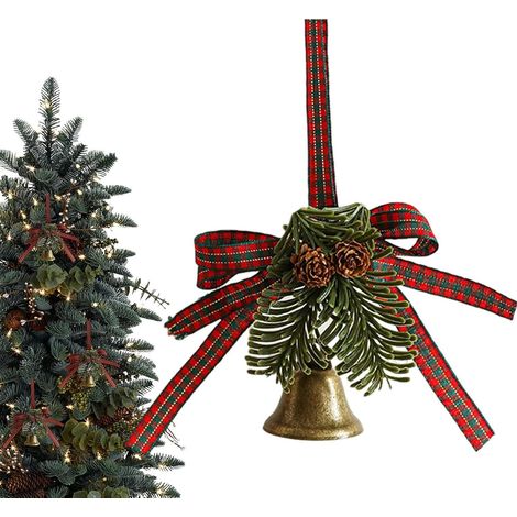 Ces cloches de Noël sont en fer forgé et conviennent à une utilisation intérieure et extérieure dans les maisons, les bureaux (1/5)