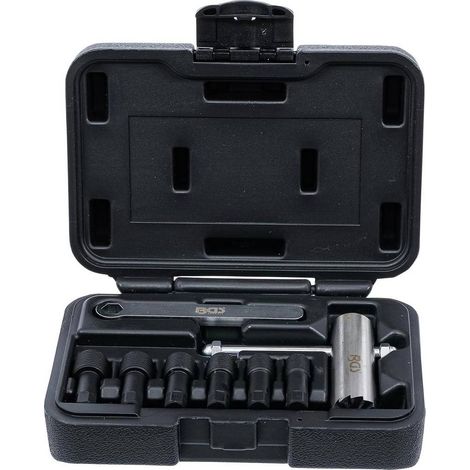 Jeu de Fraises pour Siège d'Étanchéité de Vidange d'Huile - 8 pcs - Acier, Précision et Durabilité - D-Work