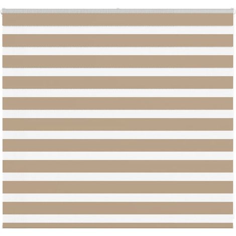 Doppelrollo Sandbraun 165x100 cm Stoffbreite 160,9 cm Polyester