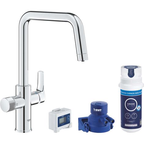 Grohe Blue Pure - Set Spültischarmatur Start mit Filterfunktion, Chrom 30596000 (1/5)