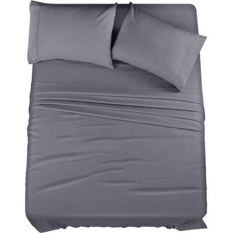 1 Ensemble draps coton, percale, poche profonde 38cm, lit Twin XL, chambre (1/5)