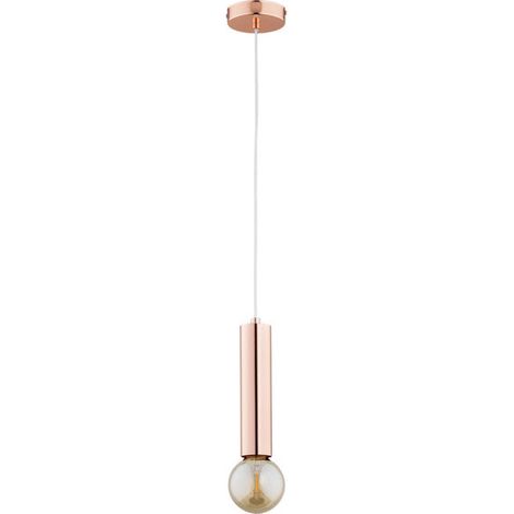 Lámpara colgante industrial moderna de cobre estilo jazz 1xE27 15W ALF60775 Alfa