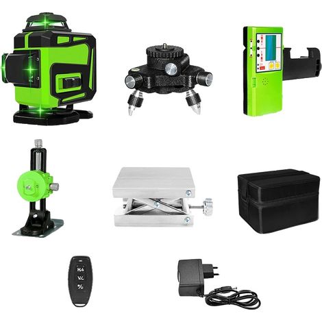 Niveau Laser à Faisceau Vert, Télécommande (1/2)