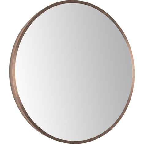 JTP Vos Bathroom Mirror 600mm Diameter Without Light - Brushed Bronze