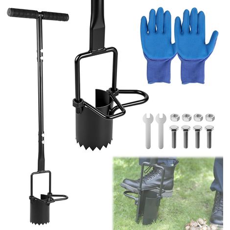 Plantoir à Bulbes avec 94 cm Poignée, Outils Jardinage avec Repose-Pied (1/5)